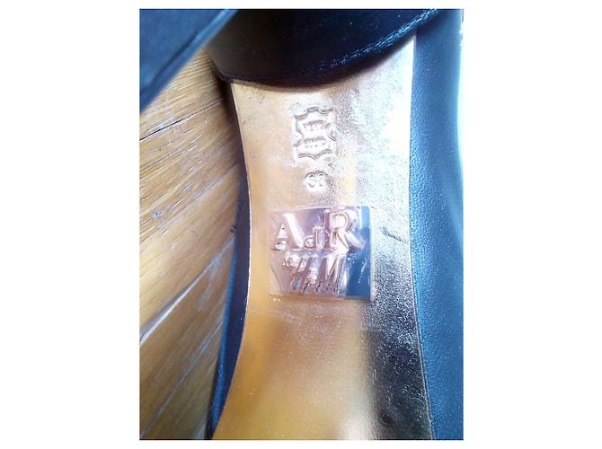 Anna Dello Russo pour H & M ANNA DELLO RUSSO per H&M Botas altas de cuero negro - vista 5