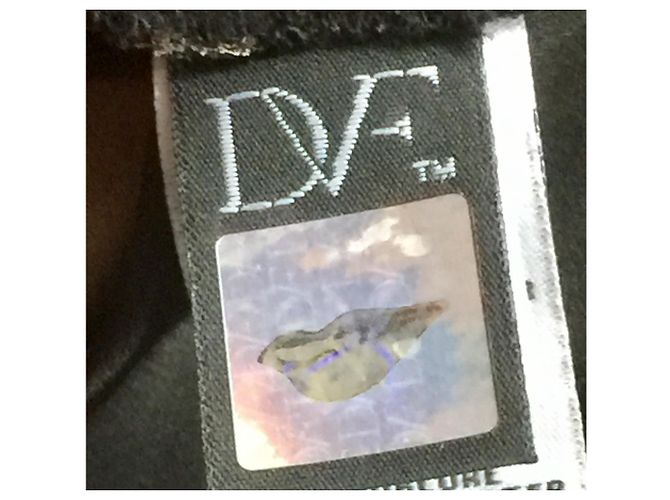 Diane Von Furstenberg New Sarita Pebble Spitzenkleid Schwarz - Ansicht 6
