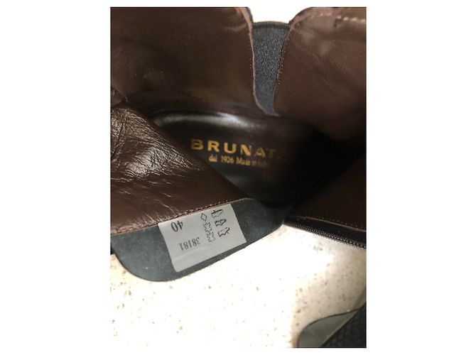 Autre Marque Stivaletti Brunate in pelle nera Nero - vista 4