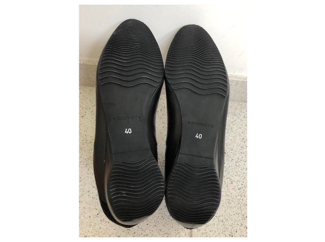 Autre Marque Stivaletti Brunate in pelle nera Nero - vista 6