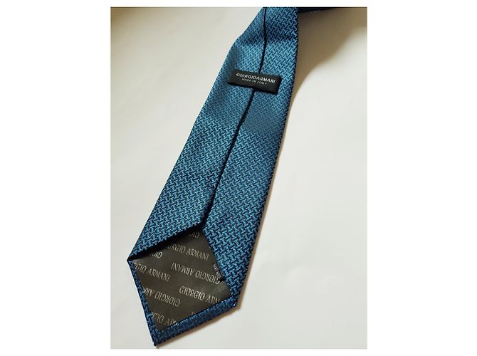 Giorgio Armani Silk Tie Blue Multi Multiple colors - view 3