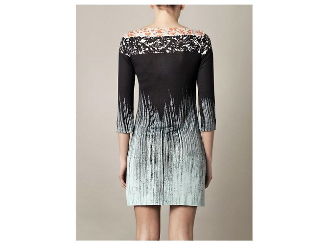 Diane Von Furstenberg Ruri Rockscape Seidenkleid schwarz - Ansicht 3