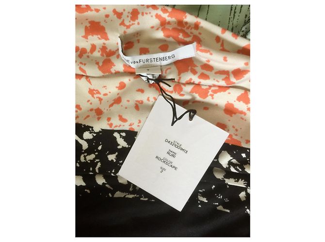 Diane Von Furstenberg Ruri Rockscape Seidenkleid schwarz - Ansicht 6