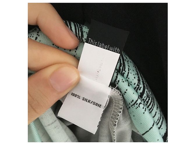 Diane Von Furstenberg Ruri Rockscape Seidenkleid schwarz - Ansicht 8