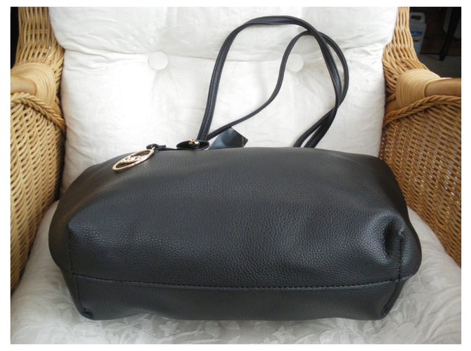 Borsa Bcbg in pelle nera Nero - vista 4
