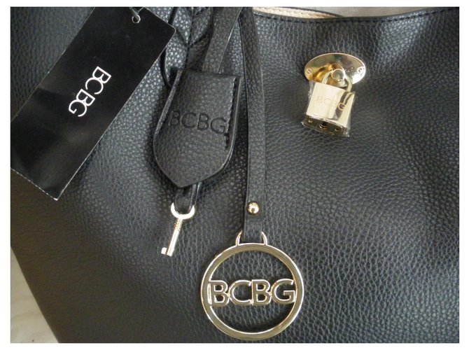Borsa Bcbg in pelle nera Nero - vista 6