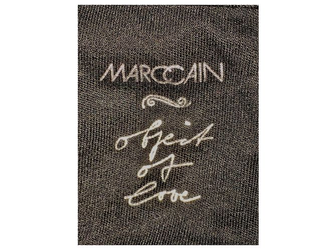 Marc Cain Vestido negro con drapeado - vista 7