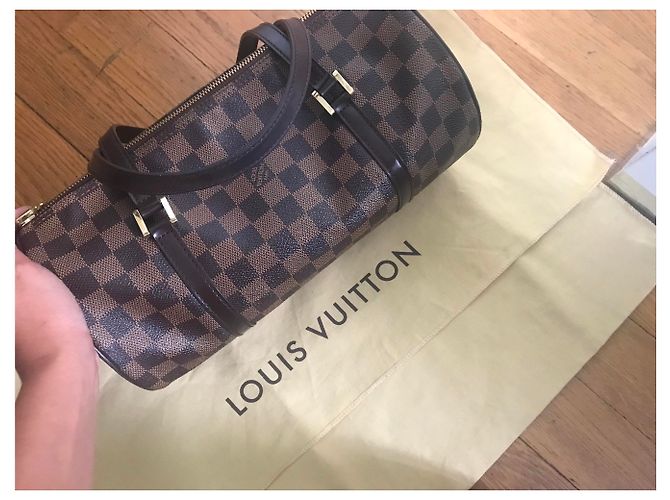 Papillon Borsa Louis Vuitton Damier Farfalla Marrone Marrone chiaro - vista 2