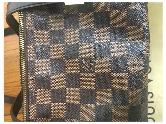Papillon Borsa Louis Vuitton Damier Farfalla Marrone Marrone chiaro - vista 3