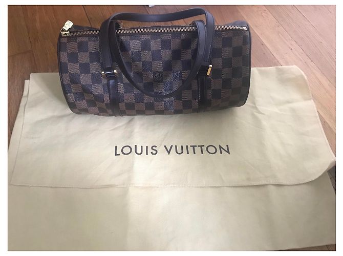Papillon Borsa Louis Vuitton Damier Farfalla Marrone Marrone chiaro - vista 5