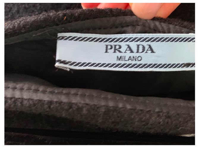 Prada Aline Wollminirock Schwarz - Ansicht 2