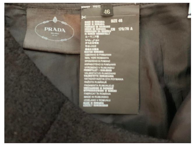 Prada Aline Wollminirock Schwarz - Ansicht 3