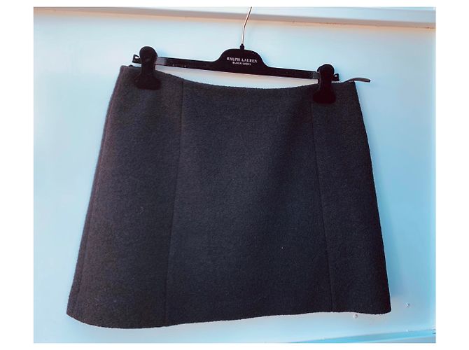 Prada Aline Wollminirock Schwarz - Ansicht 4