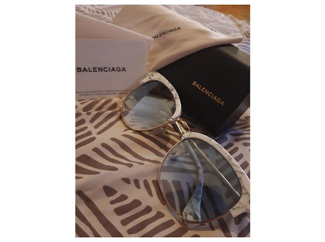Gafas de sol Balenciaga Blanco - vista 2
