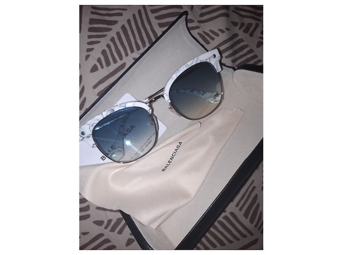Gafas de sol Balenciaga Blanco - vista 3