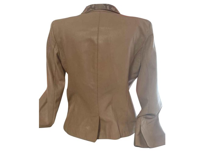 Sylvie Schimmel Pythonjacke Karamell - Ansicht 2