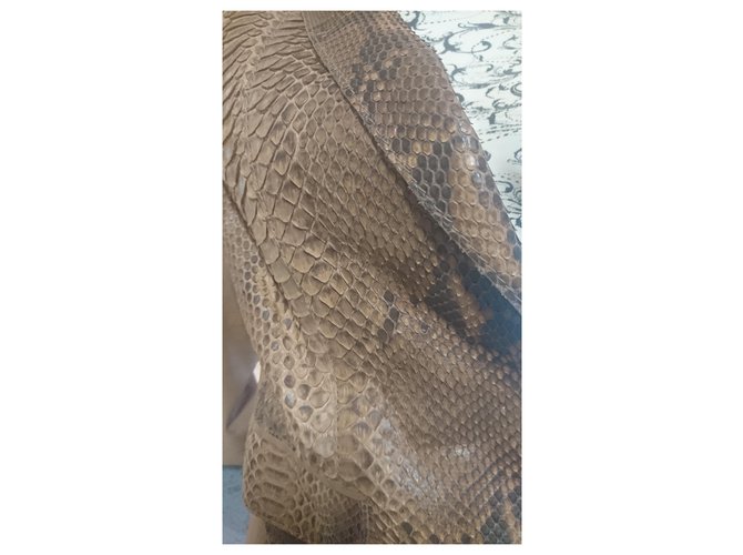Sylvie Schimmel Pythonjacke Karamell - Ansicht 3