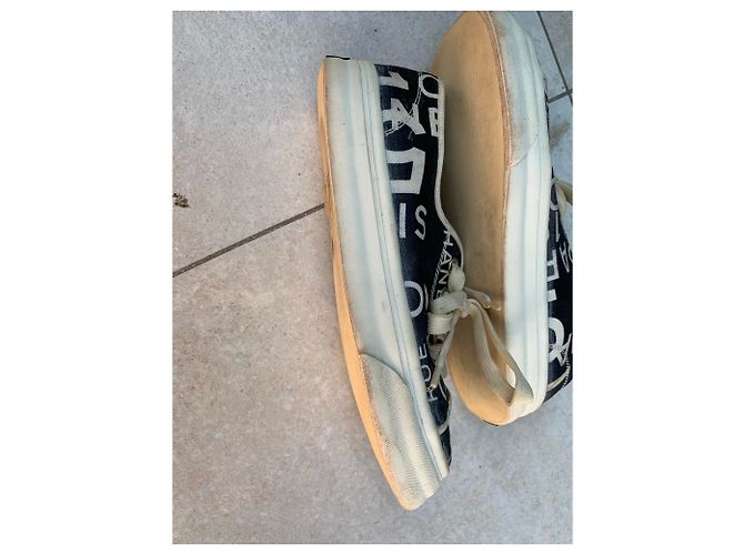Chanel Scarpe da ginnastica Nero Beige - vista 8