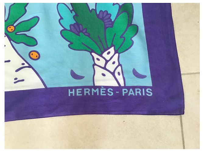 Hermès Pareo großes Modell Dunkelblau - Ansicht 3