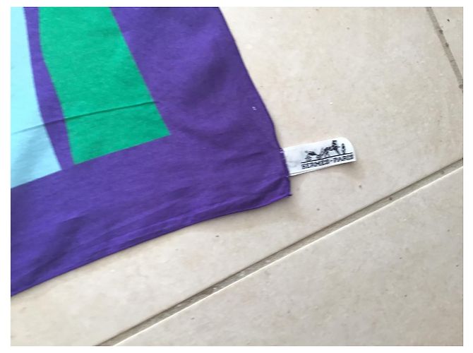 Hermès Pareo großes Modell Dunkelblau - Ansicht 4