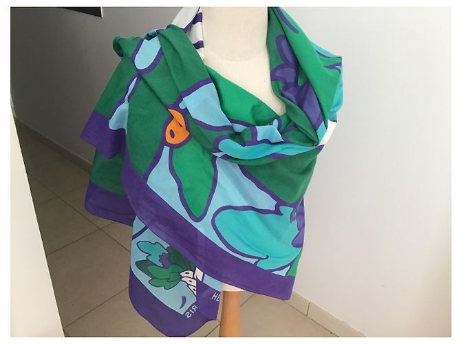 Hermès Pareo großes Modell Dunkelblau - Ansicht 9