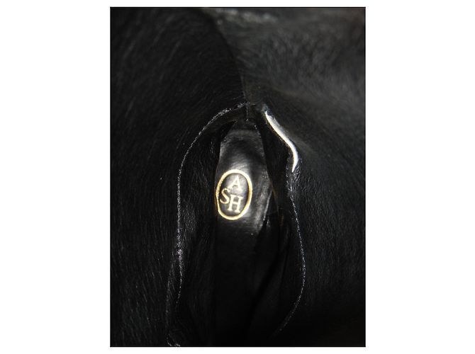 Botas moteras Ash en ante negro - vista 2