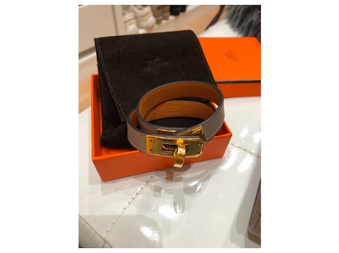 Corte Hermès Kelly Gris - vista 5