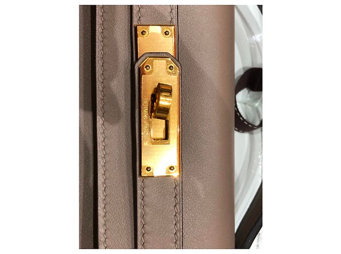 Corte Hermès Kelly Gris - vista 6