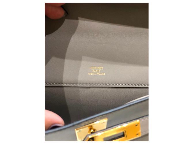 Corte Hermès Kelly Gris - vista 8
