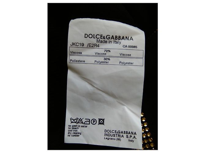 DOLCE & GABBANA Cardigan com patch DG Preto - vista 6