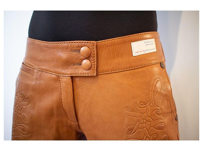Odd Molly Dagmar Leather Pants - vista 6