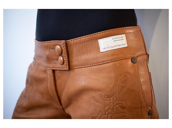 Odd Molly Dagmar Leather Pants - vista 7