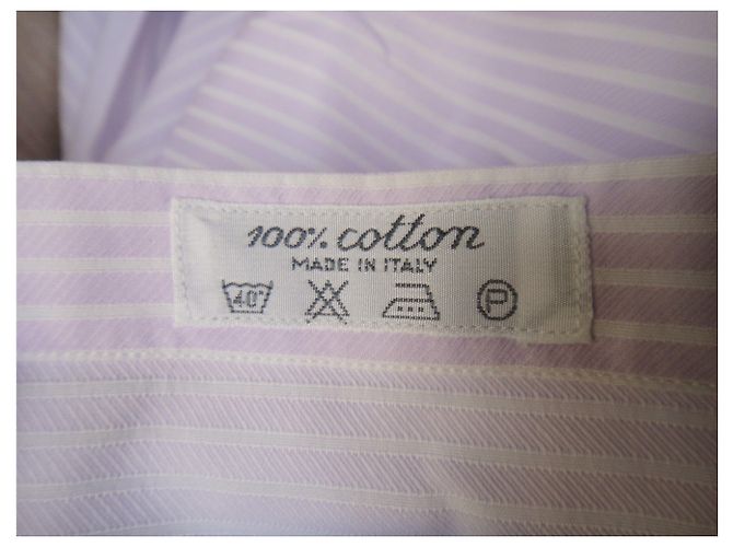 Autre Marque Camicia Zilli 42 condizioni perfette Bianco Porpora - vista 4