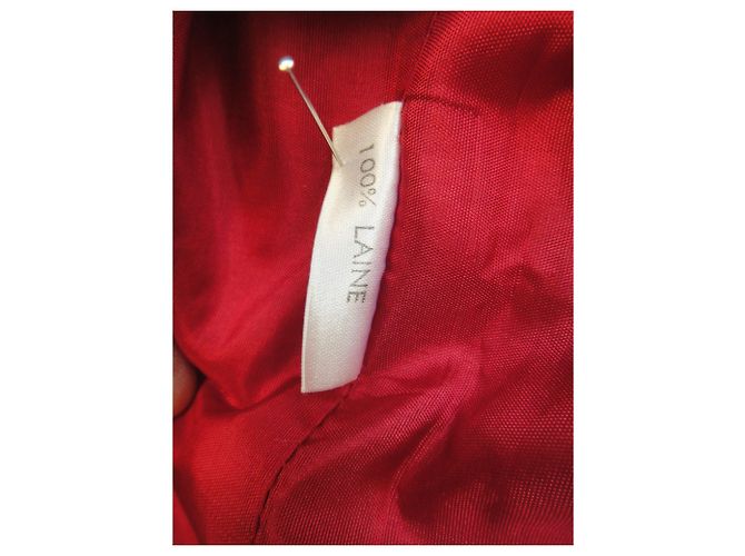 rote Burberry Vintage Weste Größe S einwandfreiem Zustand - Ansicht 4