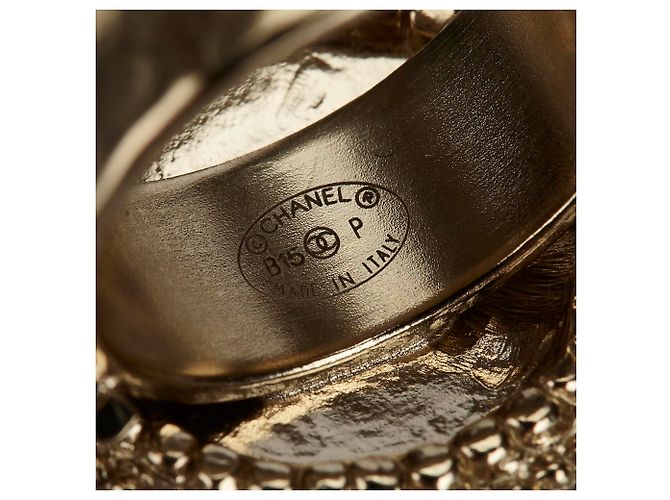 Chanel Gold Kamelie Metallic Ring Golden - Ansicht 4
