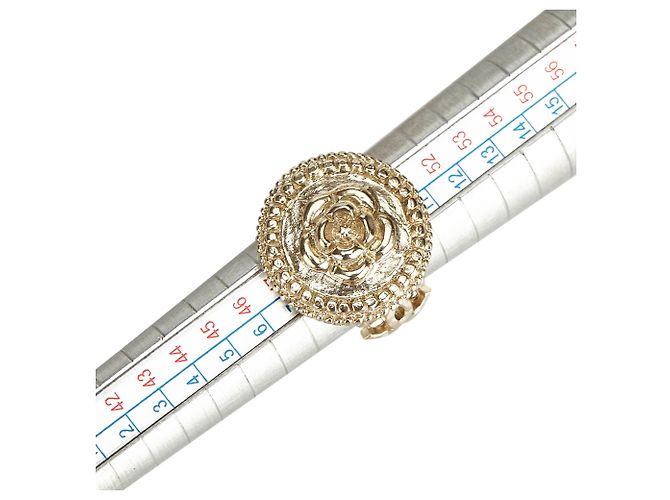 Chanel Gold Kamelie Metallic Ring Golden - Ansicht 5