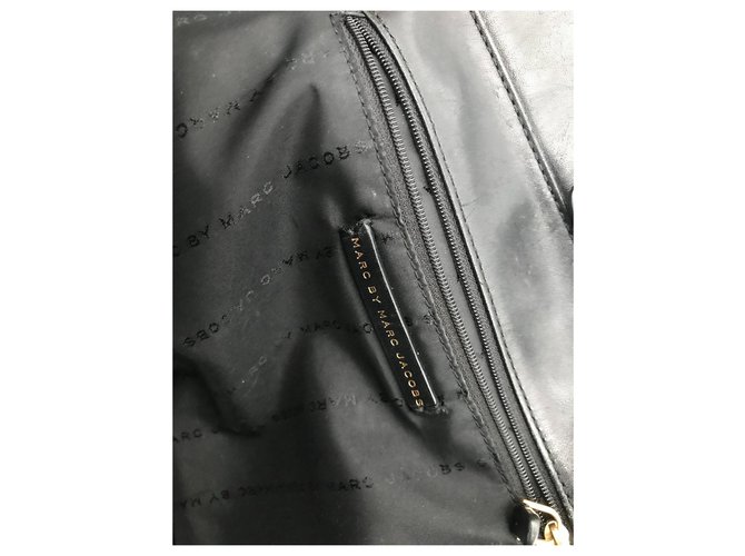 Borsa Marc by Marc Jacobs in vernice Nero - vista 6