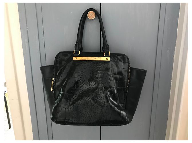Borsa Marc by Marc Jacobs in vernice Nero - vista 7