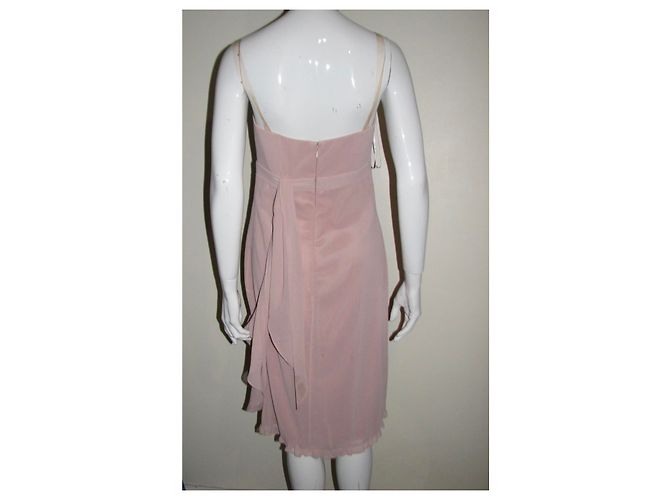 Vera Wang Kleid Rosa Chiffon Pink Fleisch - Ansicht 6