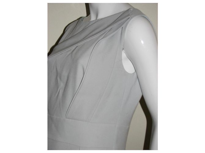Escada Seidenkleid in Hellblau drapiert - Ansicht 7