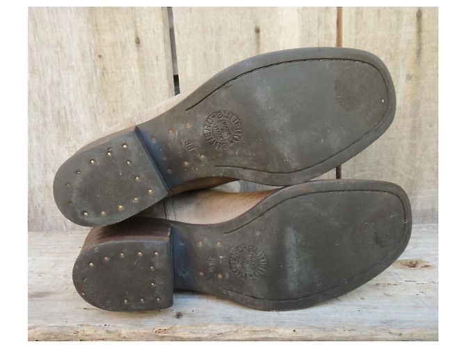 Autre Marque Stivaletti Buttero in nabuk taupe - vista 6