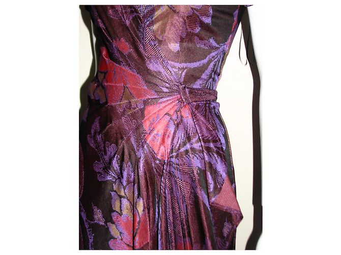 Diane Von Furstenberg Seltenes Vintage Wickelkleid Mehrfarben - Ansicht 3