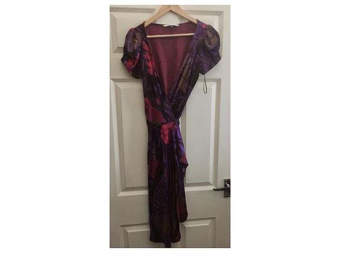 Diane Von Furstenberg Seltenes Vintage Wickelkleid Mehrfarben - Ansicht 7