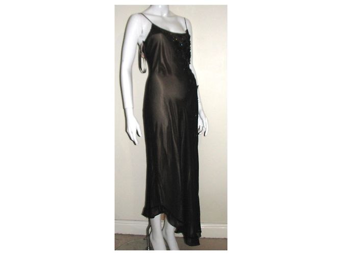 Joseph Ribkoff Couture-Linie Abendkleid Schwarz Golden - Ansicht 4