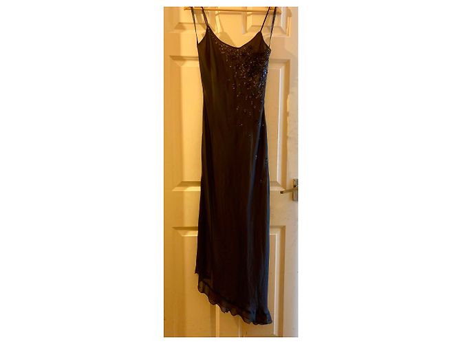 Joseph Ribkoff Couture-Linie Abendkleid Schwarz Golden - Ansicht 9