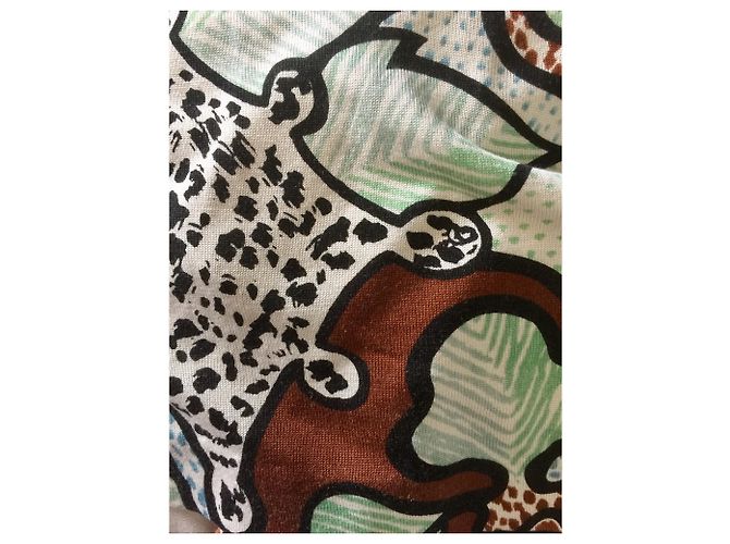 Diane Von Furstenberg Vestido cruzado de seda Tyler Multicolor - vista 4
