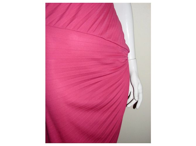 Halston Heritage Rosa asymmetrisches Kleid Pink - Ansicht 3