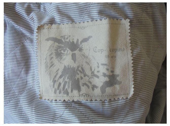 Cop Copine BELLISSIMO CAPPOTTO TRE QUARTIERI IN LANA FROISSEE COLLO E MANICHE FALSE FURRIDE Grigio - vista 3