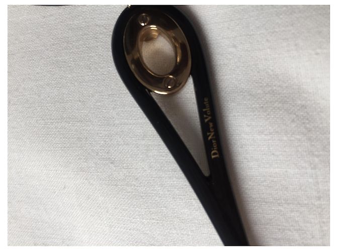 Christian Dior Sonnenbrille Schwarz Acetat Oversize - Ansicht 6