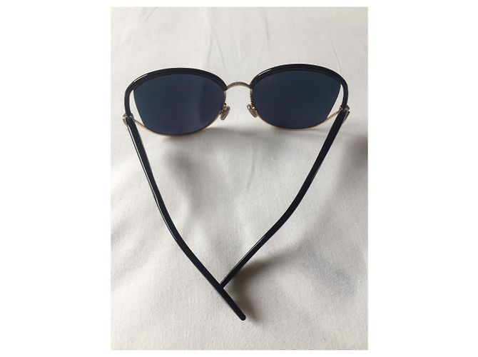 Christian Dior Sonnenbrille Schwarz Acetat Oversize - Ansicht 7